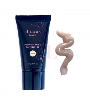 Premium Shine AcrylGel - 02 (Сaramel) Luxus Nails - 30 g.
