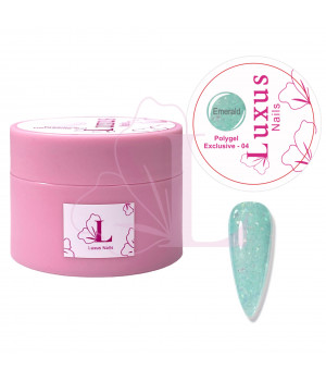 Polygel Exclusive - 04 (Emerald) Luxus Nails 15 g.