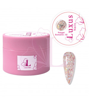 Polygel Exclusive - 02 (Opal) Luxus Nails 15 g.