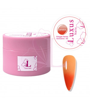 Polygel Termo Exclusive-02 (Jamaica) Luxus Nails 15 g.