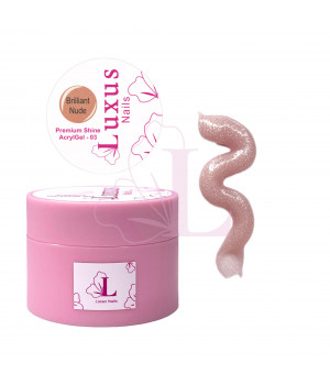 Premium Shine AcrylGel - 03 (Brilliant Nude) Luxus Nails - 15 g.