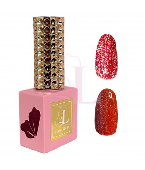 Lurex Collection 04 Luxus Nails (dunkelrot, reflektierend) 8 ml.